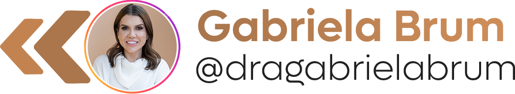 Marca atual: Gabriela Brum, @dragabrielabrum
